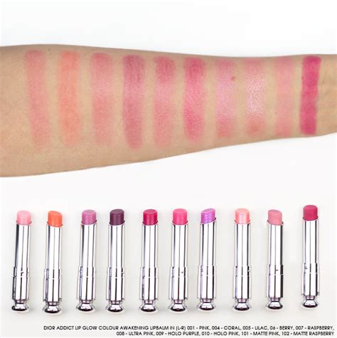 dior addict glow lipstick berry swatch|Dior Addict Lip Glow Color Revive, Enhance Balm .